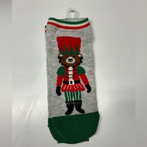 Festive Nutcracker Low Cut Socks - 3 pairs